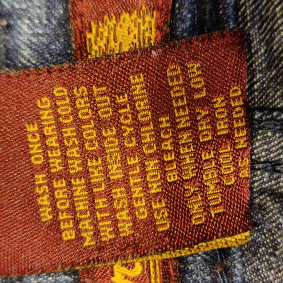 Farlow Wide Leg Bell Bottom Blue Jeans - Picture 11 of 11